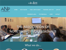 Tablet Screenshot of anpnotetakers.co.uk
